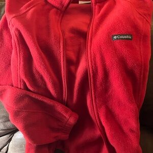 Columbia Kids Red Fleece Jacket